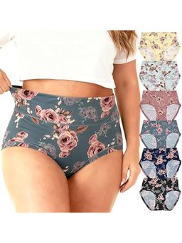 BRACHY - Women Printed Seamless Assorted Hipster Briefs (Pack of 3)