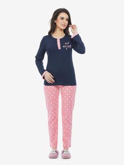 MAYSIXTY - Womens Sleepwear Full Sleeve Top And Pyjama