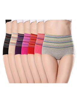 BRACHY - Cotton Women Hipster Panty Assorted Multi-Color (Pack of 3)