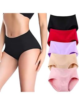 BRACHY - Women Seamless Assorted Hipster Briefs Multi-Color (Pack of 4)