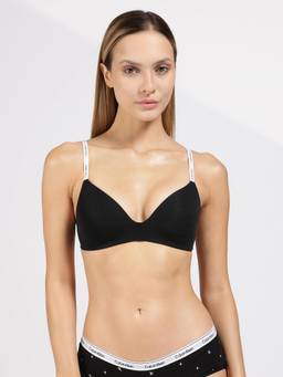 Calvin Klein - Three Fourth Coverage Lightly Padded Non-Wired Bra Black