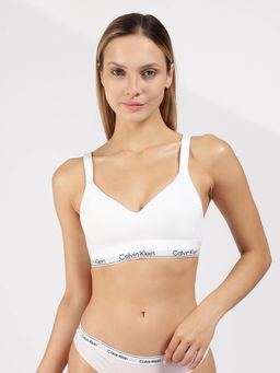 Calvin Klein - Three Fourth Coverage Lightly Padded Non-Wired Bra White