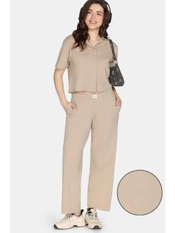 Zivame - 2 Mile Fashion Knit Cotton Nightsuit - Oyster Gray