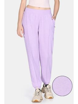 Zivame - 2 Mile Fashion Knit Cotton Loungewear Bottom - Lilac Breeze