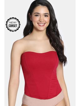 Zivame - Short Slip Cor With Inbuilt Cups - Pink