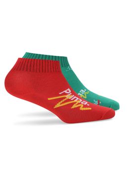Puma - Maximalist Youth Quarter Socks- Multi-Color (Pack Of 2)