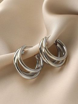 Zoey - Women Silver Contemporary Earrings