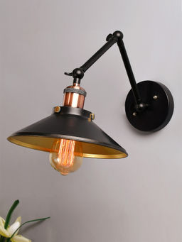 Homesake - Cone Shade Triple Swing Wall Light Copper