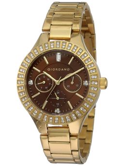 Giordano - Brown Dial Analog Wrist Watch for Women - 2950