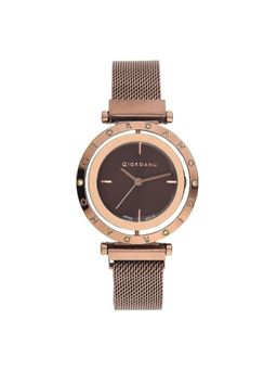 Giordano - Brown Dial Analog Wrist Watch for Women - GD-2107