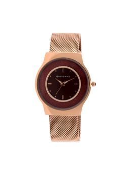 Giordano - Red Dial Analog Wrist Watch for Women - R4008