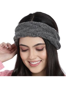 Magic Needles - Grey Double Cable Headband