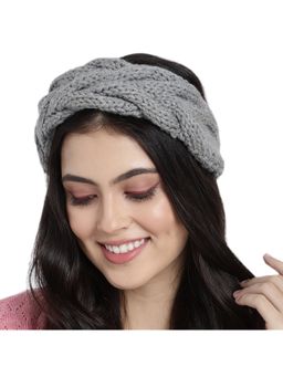 Magic Needles - Grey Double Cable Headband