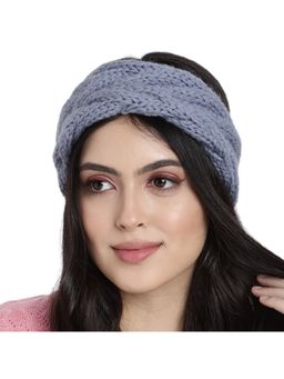 Magic Needles - Grey Double Cable Headband