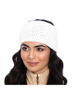 Magic Needles - White Knitted Headband