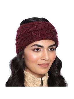 Magic Needles - Burgundy V Stitch Headband