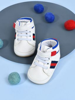 Mi Arcus - White Rexine Shoes for Boys