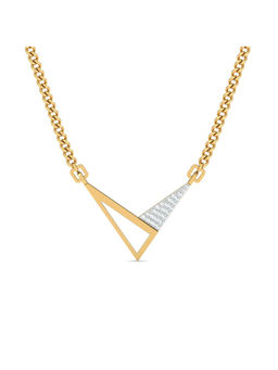 KuberBox - Amour Double Loop Pendant 18K Gold