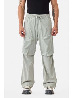 Snitch - Light Grey Plain Loose Casual Cargo Pant
