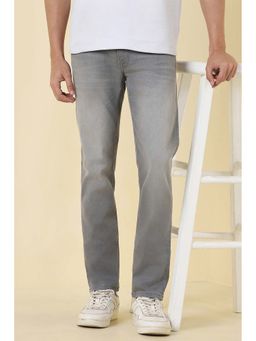 Allen Solly - Men Grey Light Wash Jeans