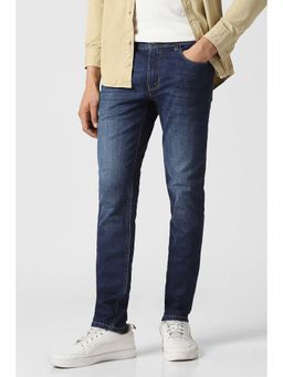 Van Heusen - Men Navy Mid Wash Jeans