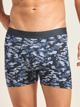 Technosport - Men Grey Printed Trunk with Elastolite
