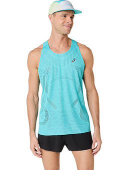 ASICS - Metarun Singlet Blue Tank