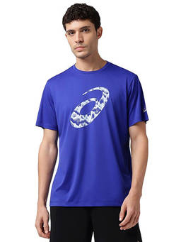 ASICS - Enso Aop Spiral Ss Blue T-Shirt