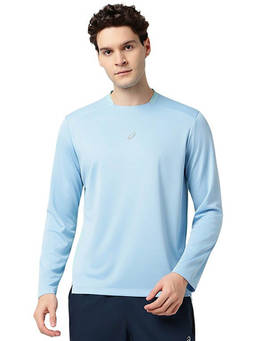 ASICS - Back Aop Ls Blue T-Shirt