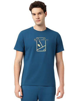 ASICS - Gusset Neck Ss Blue T-Shirt