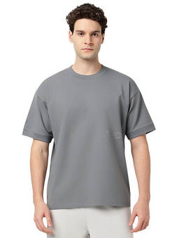 ASICS - Round Neck Typography Ss Grey T-Shirt