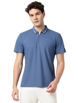 ASICS - Lip Pocket Blue Polo T-Shirt