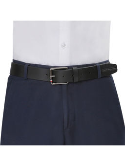 Tommy Hilfiger - Camdem Men Leather Non Reversible Belt - Black