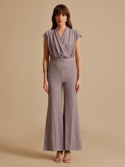 Kazo - Brooke Shawl Collar Jumpsuit