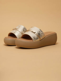 ERIDANI - May Beige Casual Wedges Heels