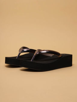 ERIDANI - Yana Metallic Casual Wedges Heels