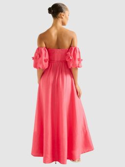 Forever New - Cora Self Design Applique Dress with Belt (Set of 2)