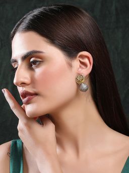 Aviana - Classic Oxidised Grey Earring Set for Women and Girls