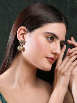 Aviana - Classic Oxidised Green Earring Set for Women and Girls
