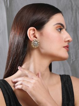 Aviana - Classic Oxidised Grey Earring Set for Women and Girls