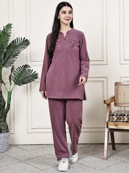 Aerowarm - Aero warm Winter Fleece Nightsuit Pink