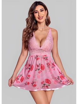 BROIDEN - Women Shoulder Straps Baby Doll Pink