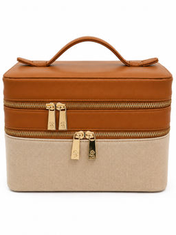 SG By Sonia Gulrajani - Tan Voyage Vanity Case