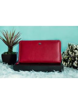 Brown Bear - Women Red Classic Collection Nappa Wallet
