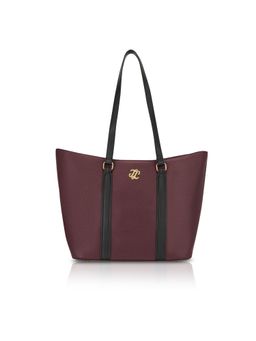Lavie Signature - Women Maroon Avalon Tote Bag (L)