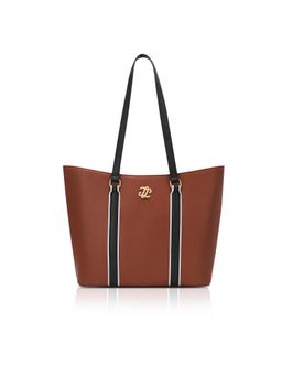 Lavie Signature - Women Tan Avalon Tote Bag (L)