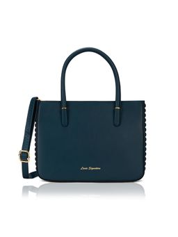 Lavie Signature - Women Teal Maple Satchel Bag with Detachable Strap (S)