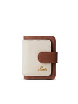 Lavie - Women Off White-Tan Colorblock Deux Wallet (S)