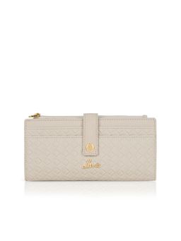 Lavie - Women Off White Bottega Safiya Bi-Fold Zip Wallet (M)