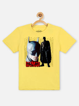 Kidsville - The Batman Printed Yellow Tshirt for Boys